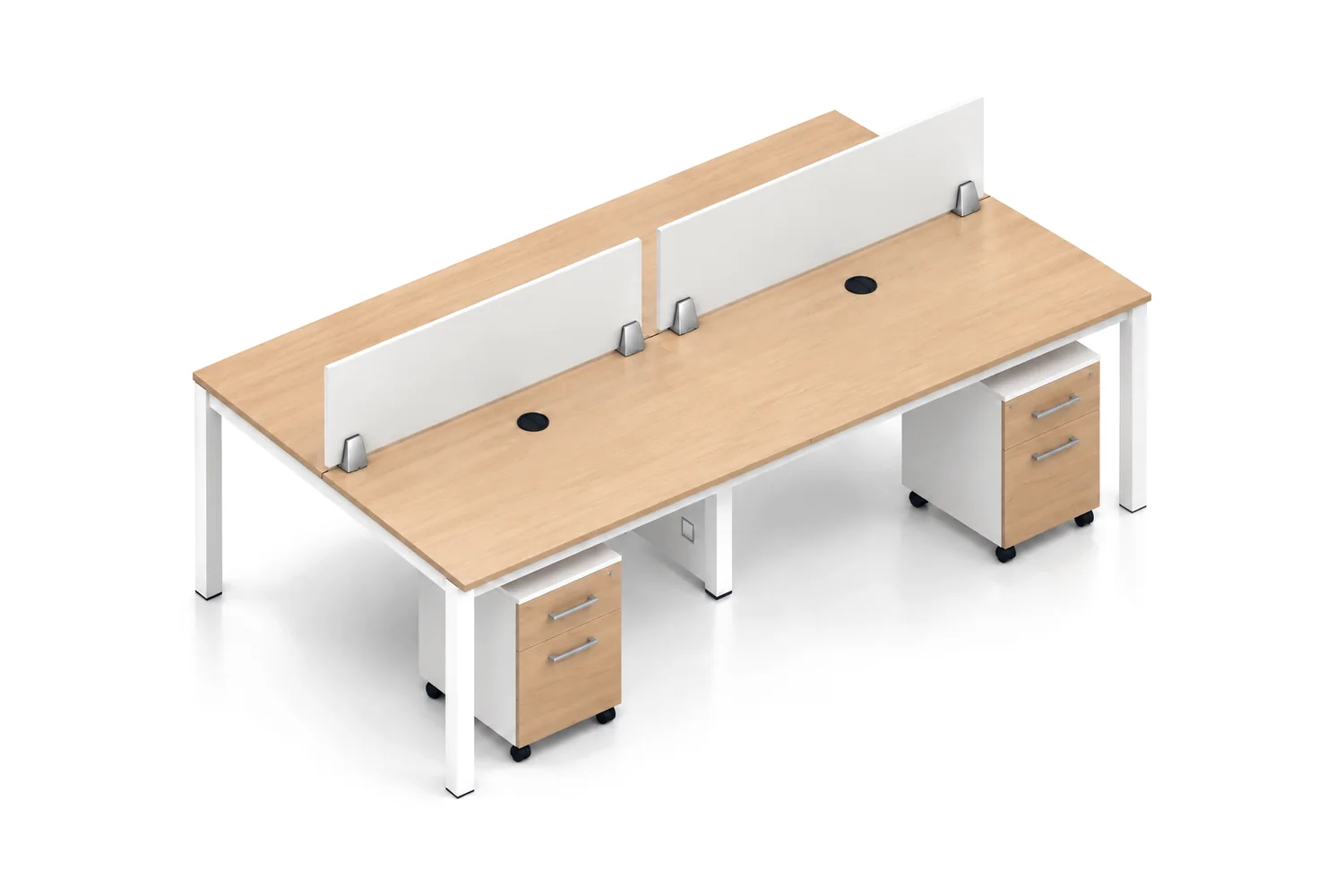 Estación Quadra Bench de 240 x 120 cm para 4 personas, código QB-240
