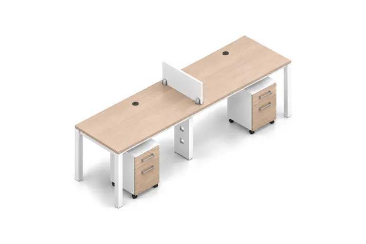 Estación Quadra Bench de 240 x 60 cm para 2 personas, código QB-240S
