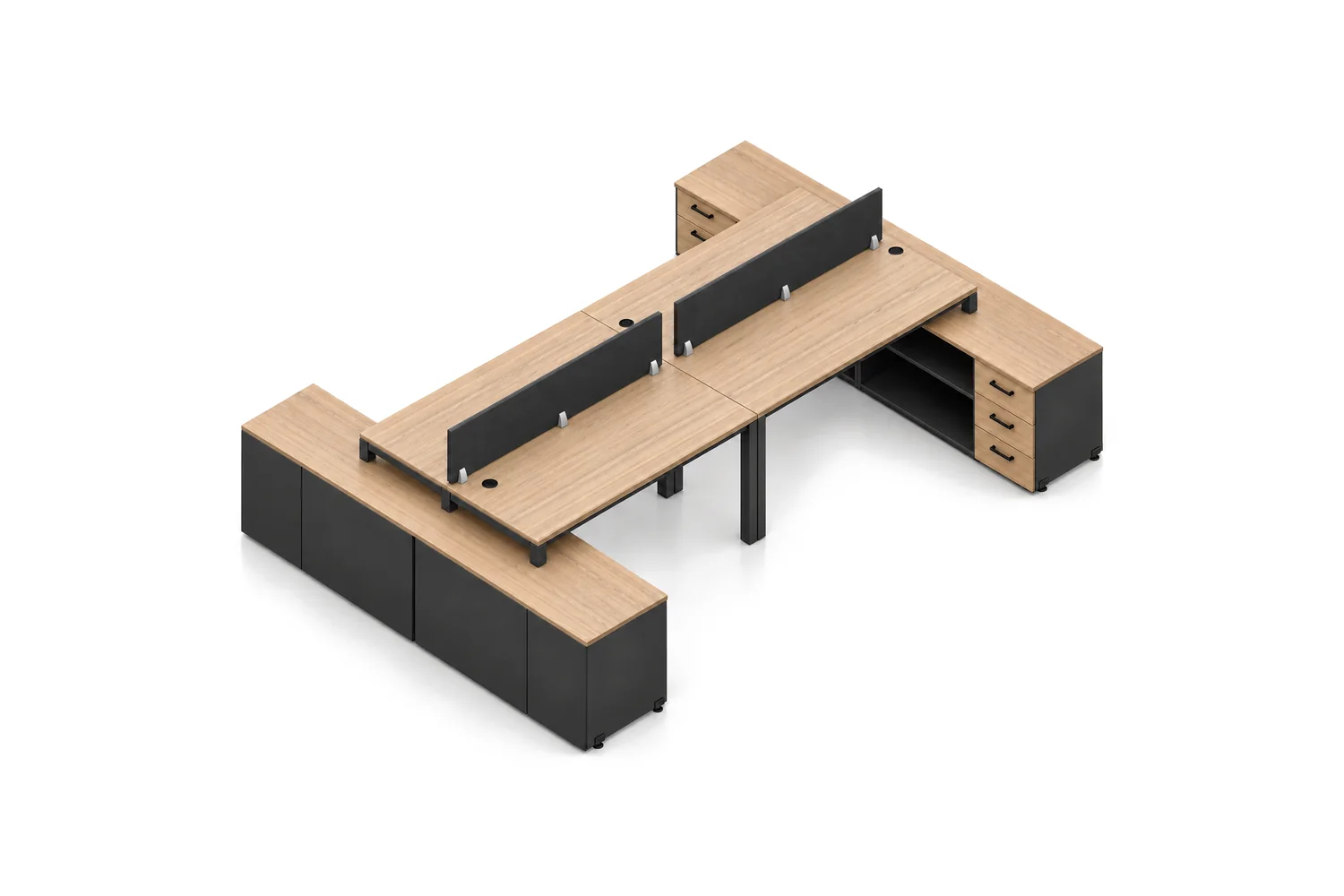 Estación Quadra Suite para 4 personas, 350 x 240 cm, código QS-4