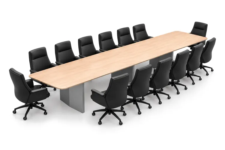 Mesa de consejo Cónclave para 14 personas, 480 x 120 cm, código CN-14