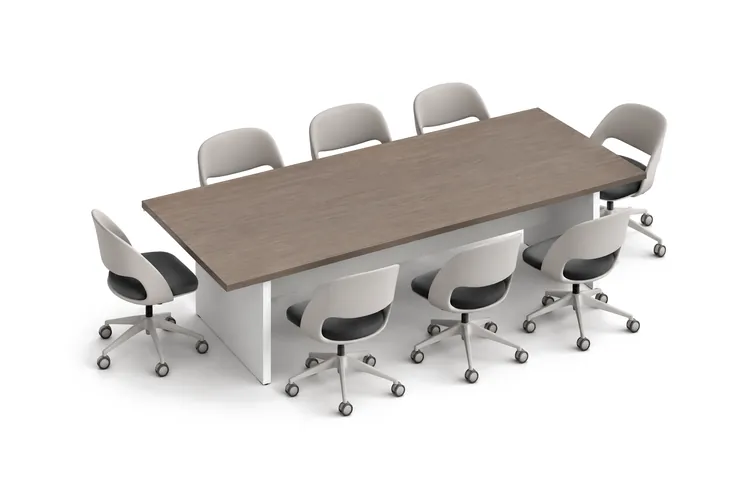 Mesa de juntas S-28 para 8 personas, 240 x 120 cm, código S28-8