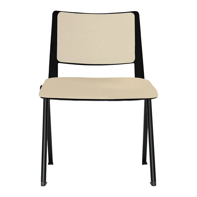 Silla de visita apilable totalmente tapizada CIN-88 · CIN-88CR