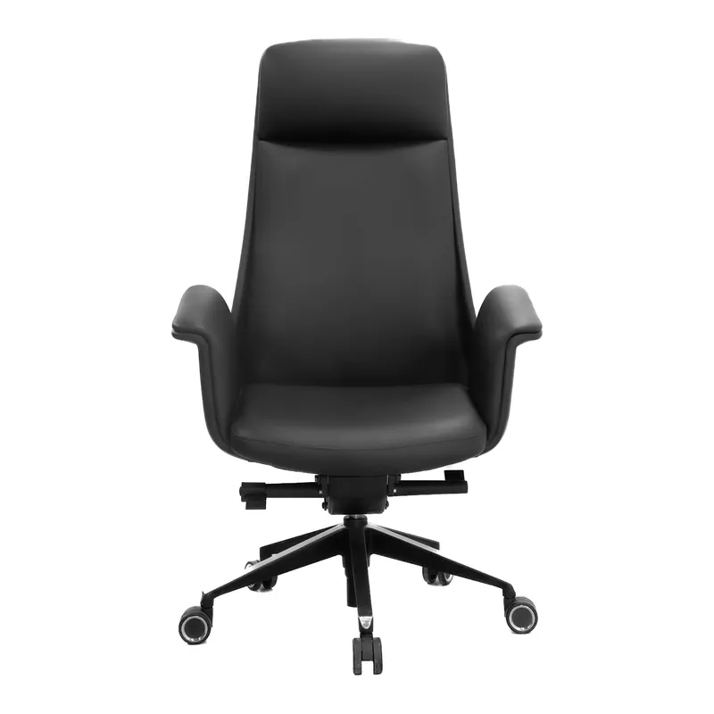 Sillón directivo de respaldo alto en vinil MOD-AMS