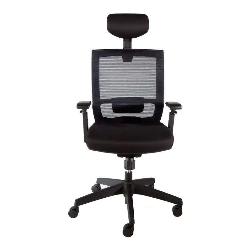 Silla directiva de malla con brazos ajustables MOD-AUS