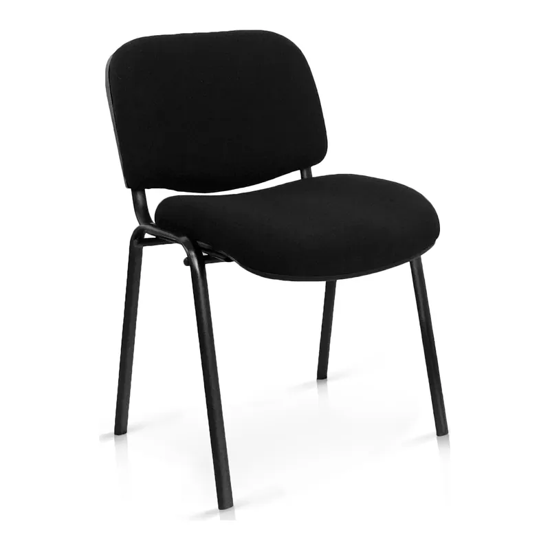 Silla de visita apilable tapizada MOD-ISO