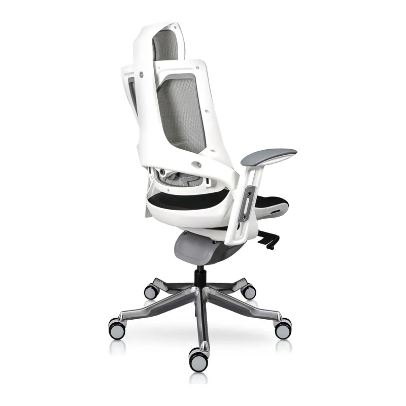 Silla directiva de malla con cabecera ajustable MOD-MAD