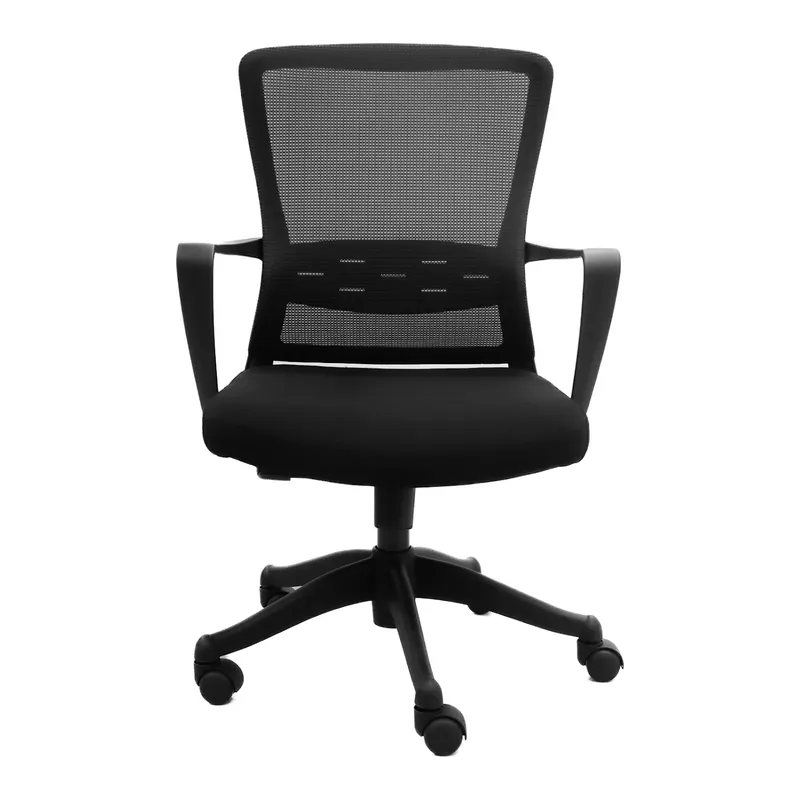 Silla operativa de malla con brazos de escuadra MOD-MAN