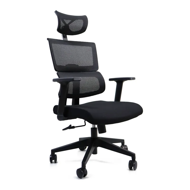 Silla ejecutiva de malla con cabecera rotativa MOD-POR