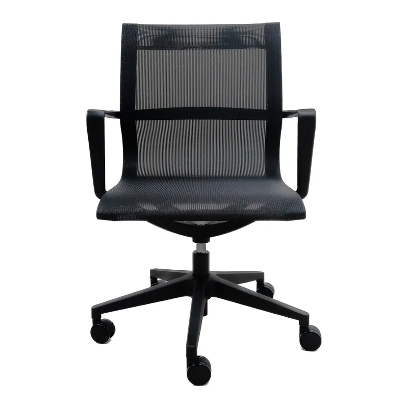 Silla ejecutiva de malla con brazos de escuadra MOD-SUC