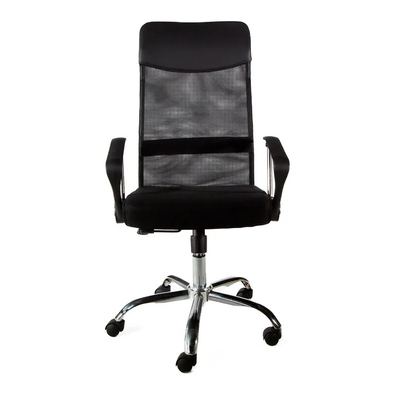 Silla ejecutiva de malla con cabecera en vinil MOD-W10